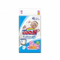 Подгузники GOO.N для маловесных новорожденных 1,8-3,5 кг (р. SSS, на липучках, унисекс, 36 шт)