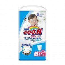 Трусики-подгузники GOO.N для девочек 9-14 кг (размер L, 44 шт)